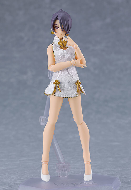 Mika (Mini Skirt Chinese Dress Outfit, White), Original, Max Factory, Action/Dolls, 4545784069134